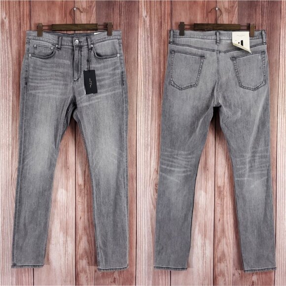 NWT Rag & Bone Mens Size 34X32 Fit 1 Skinny Aero Stretch Jeans Greysail $225 - Picture 1 of 15